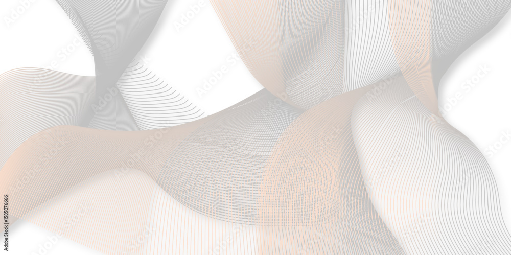Poster abstract wave element for design pink and white. design template for cover, business. abstract dynam