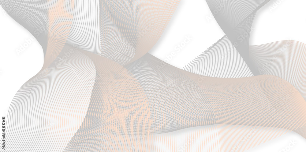 Poster abstract wave element for design pink and white. design template for cover, business. abstract dynam