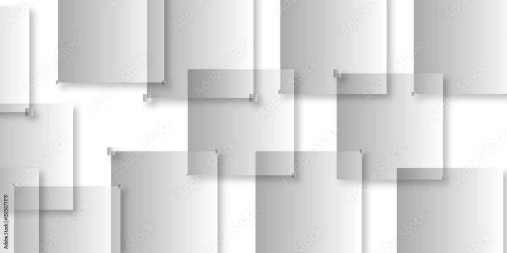 Poster geometric triangle shapes define this abstract modern background texture, enhanced by grainy noise. 