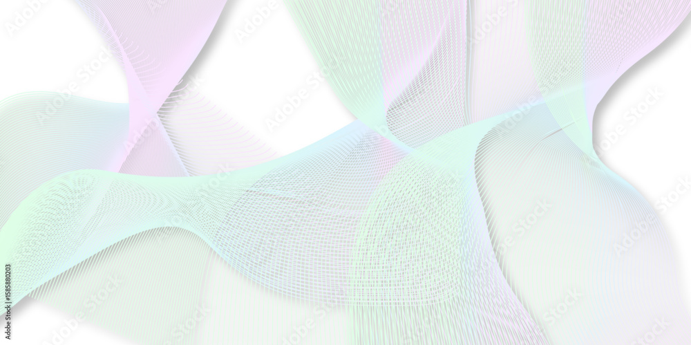 Poster abstract wave element for design pink and white. design template for cover, business. abstract dynam