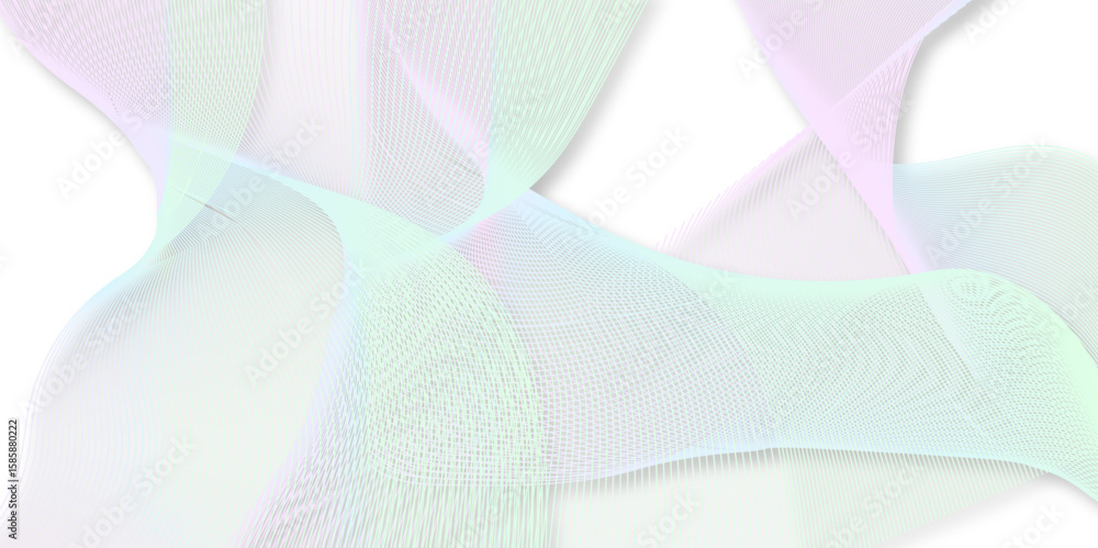 Poster abstract wave element for design pink and white. Design template for cover, business. Abstract dynamic color lines, waves. Vector geometric backgrounds.	