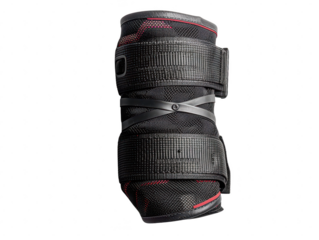 Modern adjustable knee brace with velcro straps