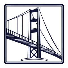 Iconic Suspension Bridge Architecture and Engineering Design
