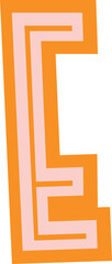 Letter E