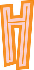 Letter H
