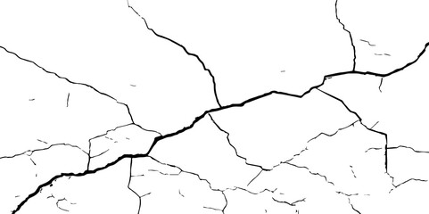 
distressed crack texture, broken surface, abstract marble, concrete print, vintage background-Black and white cracked wall, vector old wall, grungy transparent texture, grunge wall paint effect
