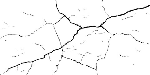 
distressed crack texture, broken surface, abstract marble, concrete print, vintage background-Black and white cracked wall, vector old wall, grungy transparent texture, grunge wall paint effect
