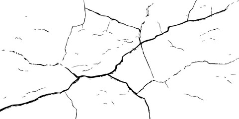 
distressed crack texture, broken surface, abstract marble, concrete print, vintage background-Black and white cracked wall, vector old wall, grungy transparent texture, grunge wall paint effect
