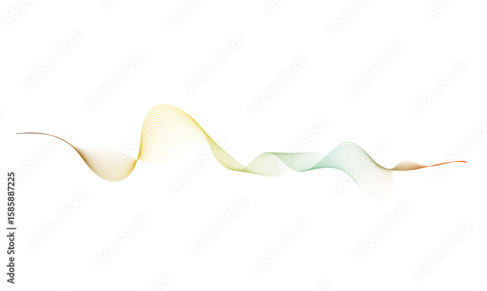 Poster abstract voice sound wave pattern element, voice sound colorful wave liens and audio technology back