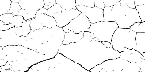 
distressed crack texture, broken surface, abstract marble, concrete print, vintage background-Black and white cracked wall, vector old wall, grungy transparent texture, grunge wall paint effect
