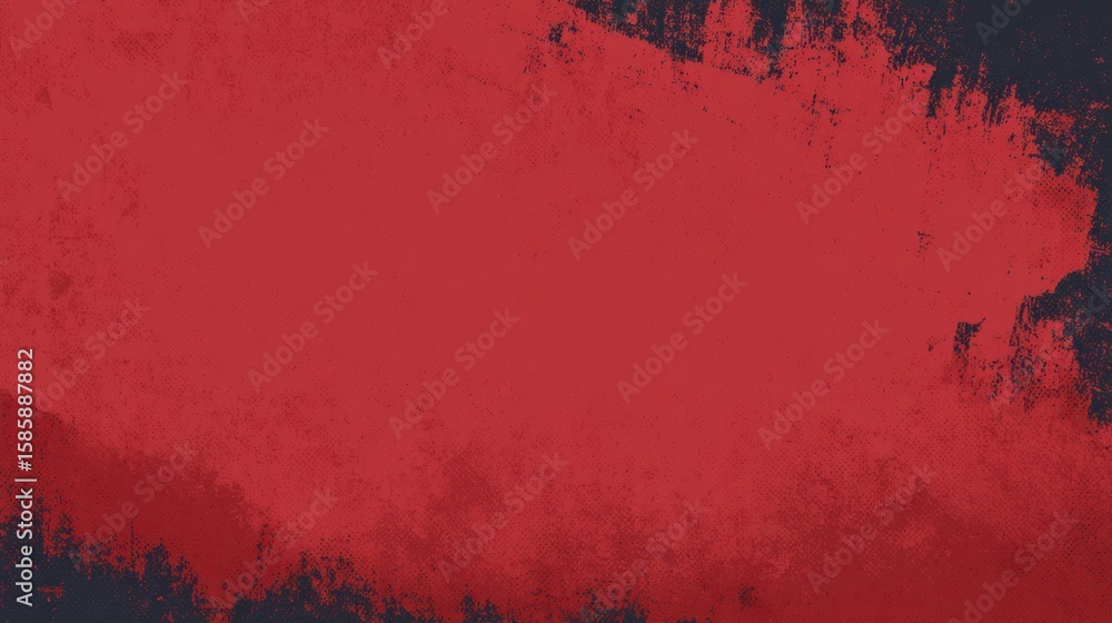 Poster abstract background featuring a blend of bold red and dark tones with a textured, distressed appeara