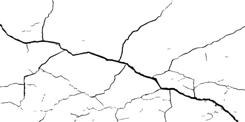 Cracked Earth, Telling a Story of How Nature’s Wrath Has Sculpted a Withered and Worn Terrain Over Centuries-Where Time and Erosion Meet: The Raw and Grunge-Textured Landscape of Dry
