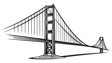 Iconic Suspension Bridge Landmark Engineering Marvel