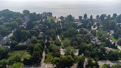 Aerial view of Gairloch Gardens in Oakville.