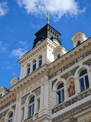 Louny historical city center and fortifications,northern Bohemia,Czech republic
