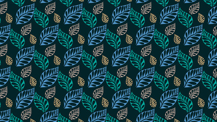 seamless pattern with feathers