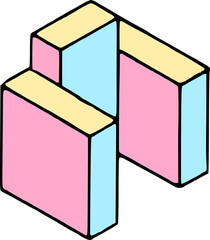 Isometric Geometric Shapes