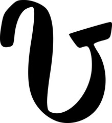 Calligraphy Letter