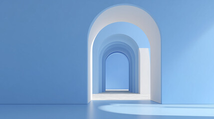 Fototapeta premium A window in the blue sky