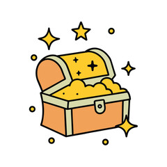 illustration of a cake with chocolate