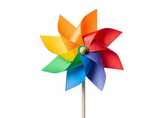 pinwheel isolated on a transparent background.	
