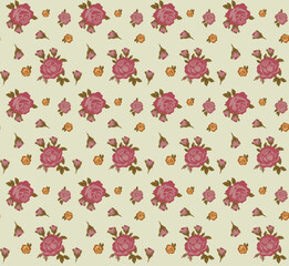 pattern of summer flowers. Floral simple diagonal seamless background for textile or book covers, manufacturing, wallpapers, print, gift wrap and scrapbooking. Trendy color