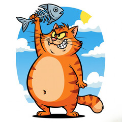 A cheerful day with bold expressions, bright skies, and a sense of playful triumph.