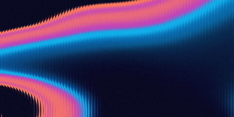 Trendy transparent gradient abstract wallpaper featuring vibrant glass blur effect in cyberpunk colors, perfect for tech-inspired backgrounds, digital fashion, UI design, and modern visual branding