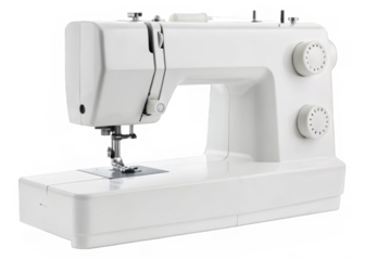 sewing machine isolated on a transparent background.