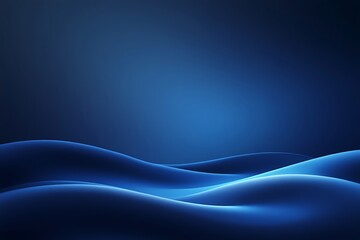 Obraz premium Abstract Blue Waves Smooth Gradient Background image