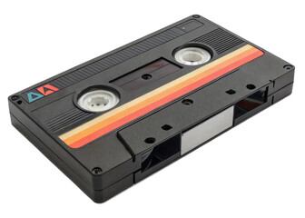 VHS tape isolated on a transparent background.