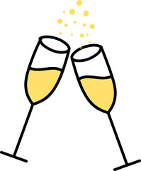 Toast Glass Celebration