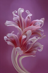 Naklejka premium Spiral Peony