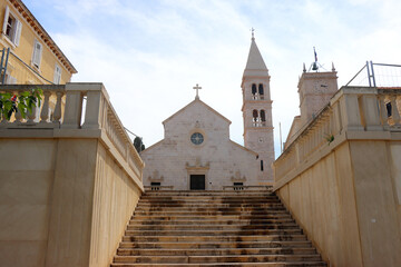 Parish church in Supetar, on island Brac, Croatia.