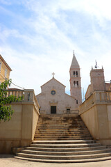 Parish church in Supetar, on island Brac, Croatia.