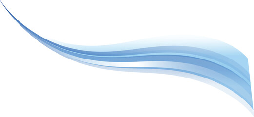 Elegant Blue Abstract Wave: Vector Background for Design Projects.