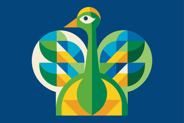 Fototapeta premium vector illustration of a bird