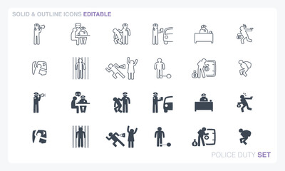Fototapeta premium Police Duty