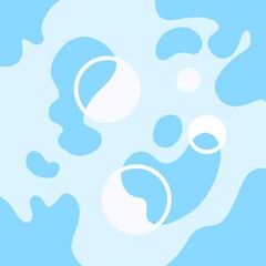 Illustration of random shape background 