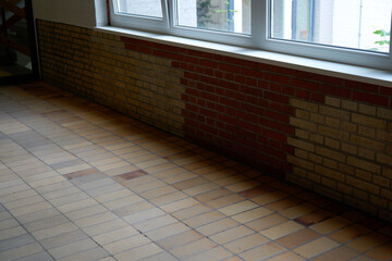 interior shade under the window