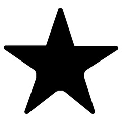 Star Vector Logo. Alone Star., Star glyph icon,  Vector Illustration !