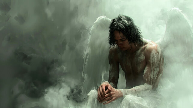 Fallen angel expelled from heaven