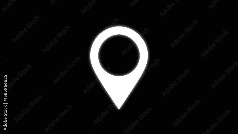 Poster map pointer icon