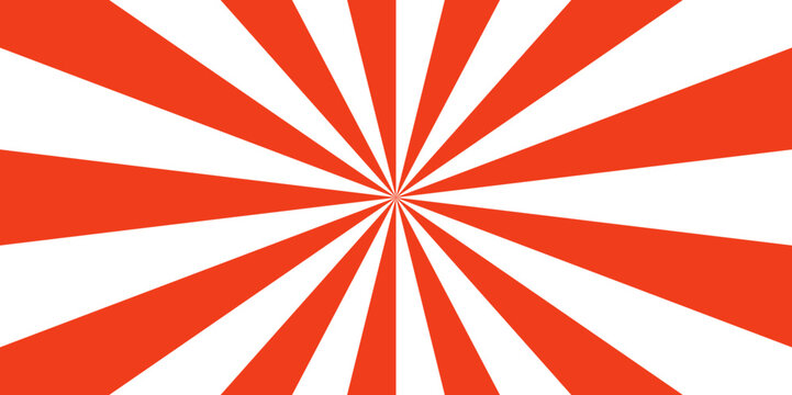 Sunburst beam light vintage shine and graphic summer explosion pattern.  Party invitation, carnival circus ticket ray pattern, stripped vector background. Sunburst beam light vintage shine and graphic