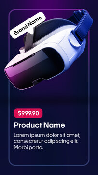 Vertical Store Product Promo Animation Template