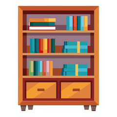 wood shelf with shelves