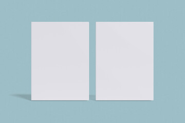 Vector white Blank book for mockup set cover, spread, spine. Realistic book in hardcover 