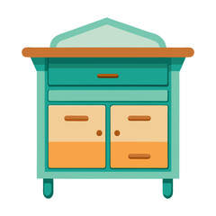 wooden chest of drawers