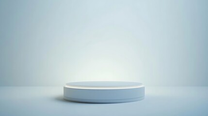 Product Display Platform with Light for Presentation and Marketing Graphics