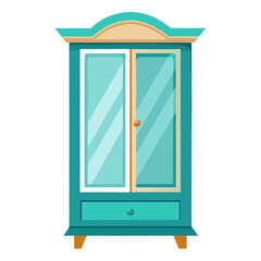 wardrobe isolated on white